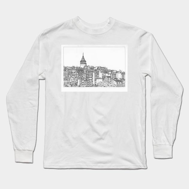 Istanbul Long Sleeve T-Shirt by valery in the gallery